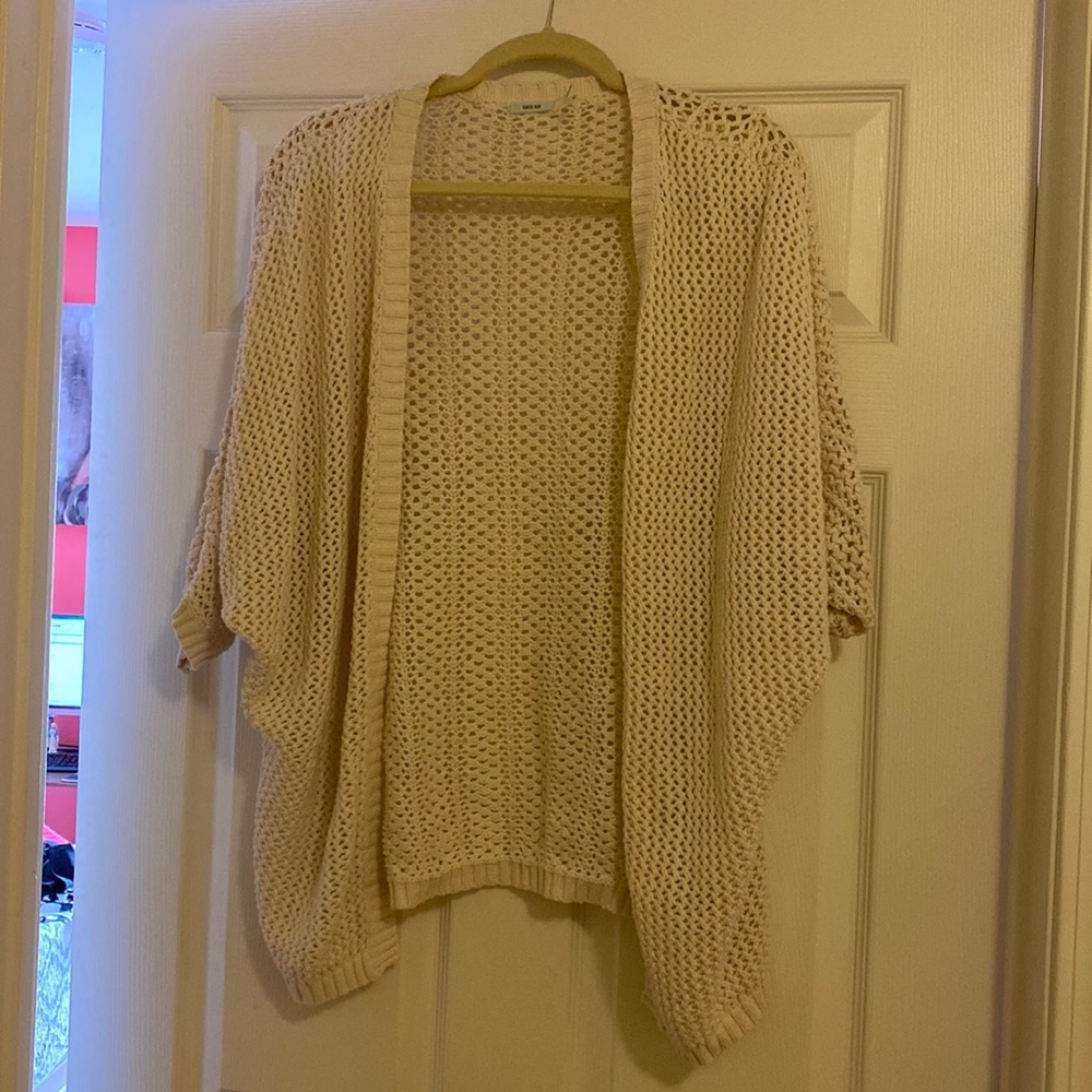 Cream cardigan